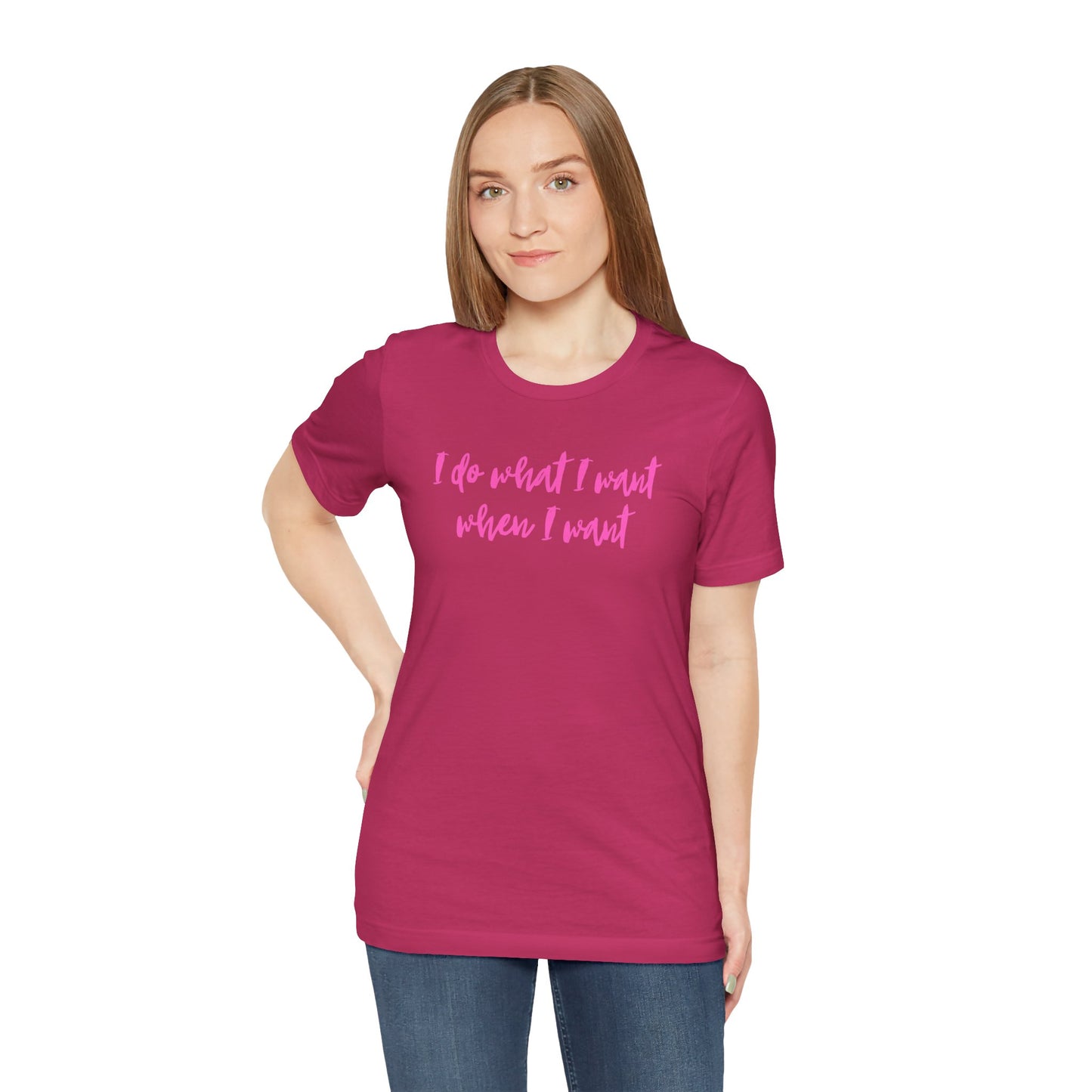 "I Do What I Want" Unisex Jersey Tee - Casual Comfort for Free Spirits