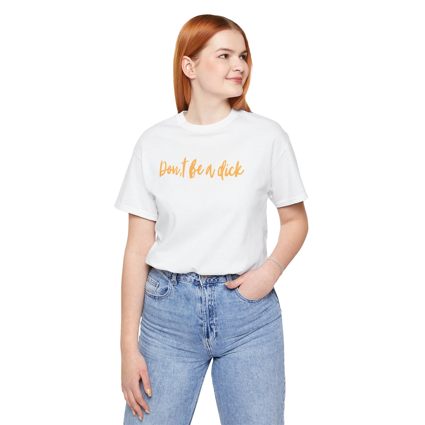 "DON'T BE A DICK" Unisex Jersey Short Sleeve Tee