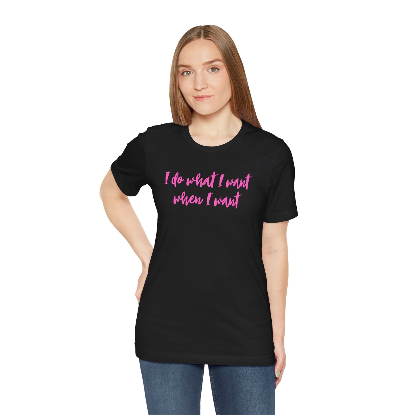 "I Do What I Want" Unisex Jersey Tee - Casual Comfort for Free Spirits