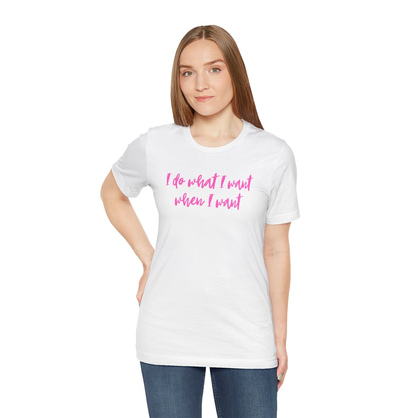 "I Do What I Want" Unisex Jersey Tee - Casual Comfort for Free Spirits