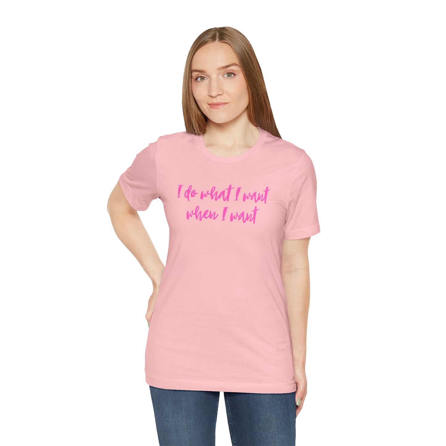 "I Do What I Want" Unisex Jersey Tee - Casual Comfort for Free Spirits