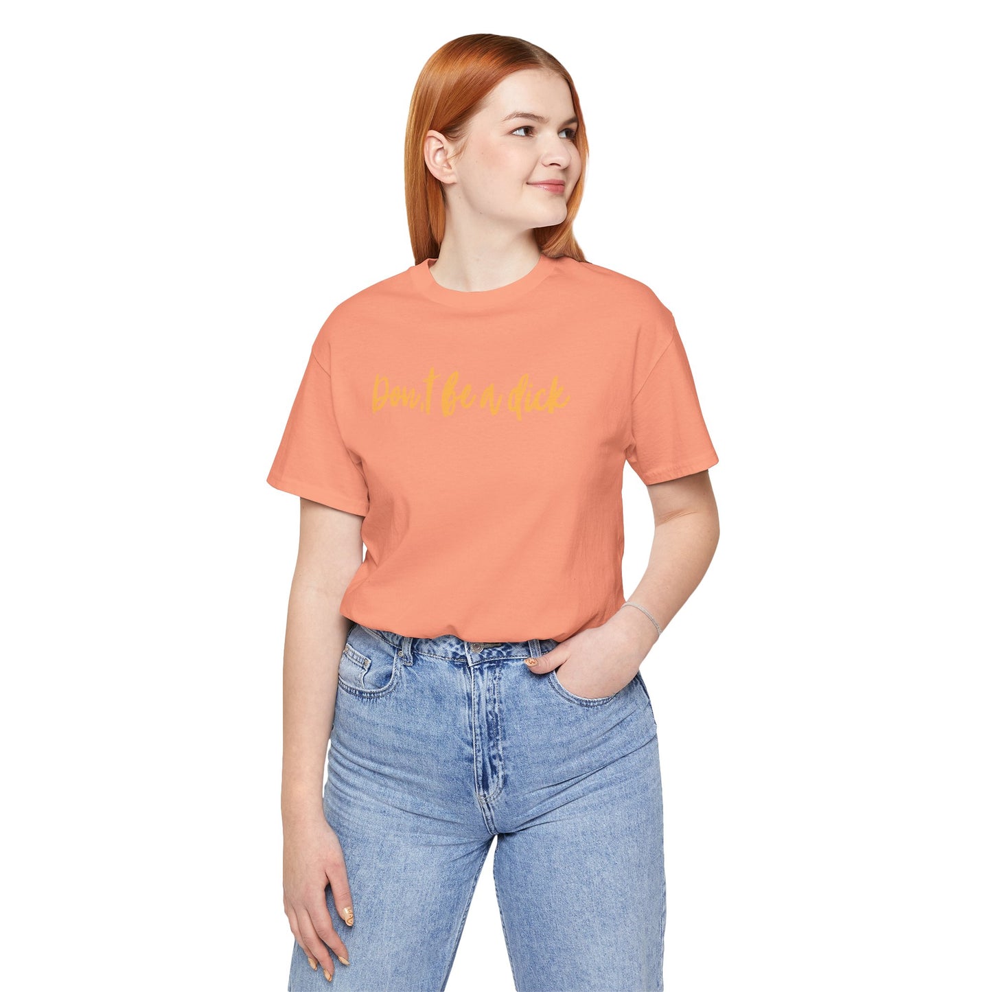 "DON'T BE A DICK" Unisex Jersey Short Sleeve Tee