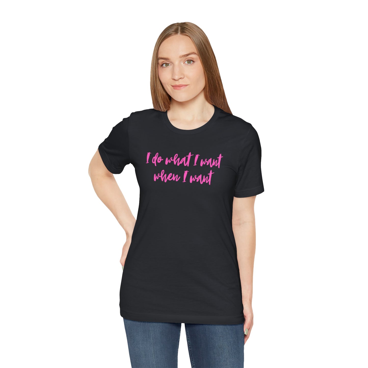 "I Do What I Want" Unisex Jersey Tee - Casual Comfort for Free Spirits
