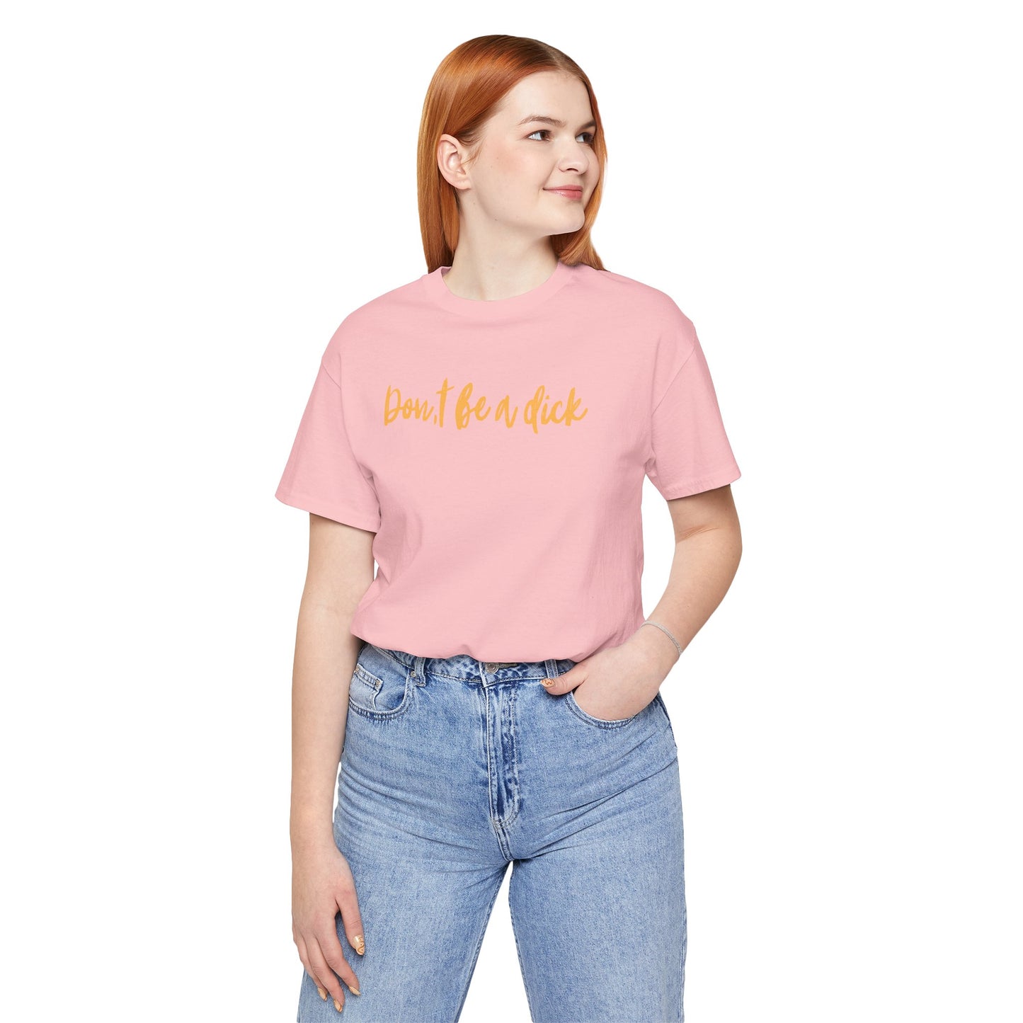 "DON'T BE A DICK" Unisex Jersey Short Sleeve Tee