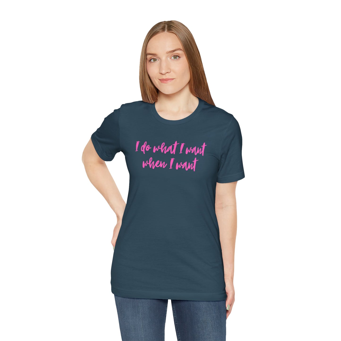 "I Do What I Want" Unisex Jersey Tee - Casual Comfort for Free Spirits